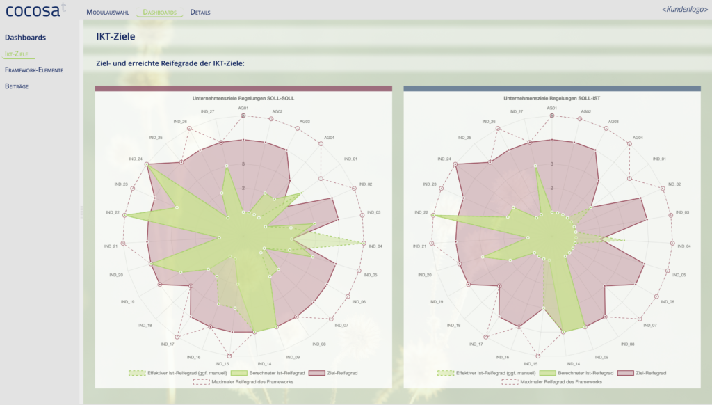 IKT-Ziele Dashboard Beispiel