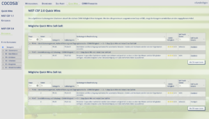 NIST CSF Self Audit Quick Wins Beispiel